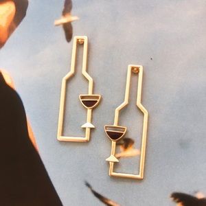 Wine Earrings